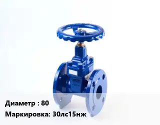 Задвижка стальная 80 30лс15нж